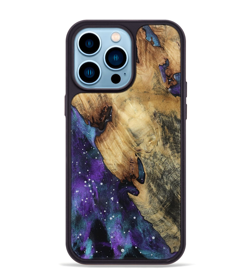 iPhone 14 Pro Max Wood Phone Case - Aedan (Cosmos, 799799)