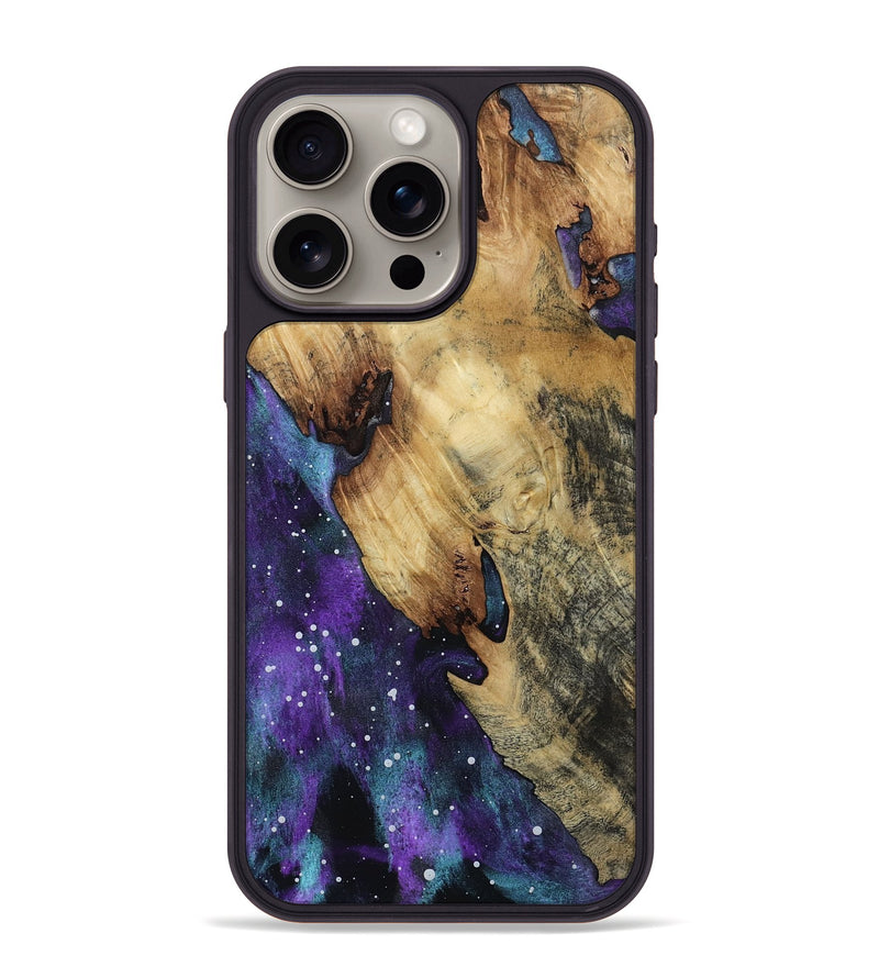 iPhone 15 Pro Max Wood Phone Case - Aedan (Cosmos, 799799)
