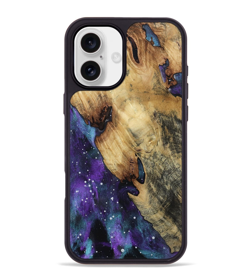 iPhone 16 Plus Wood Phone Case - Aedan (Cosmos, 799799)