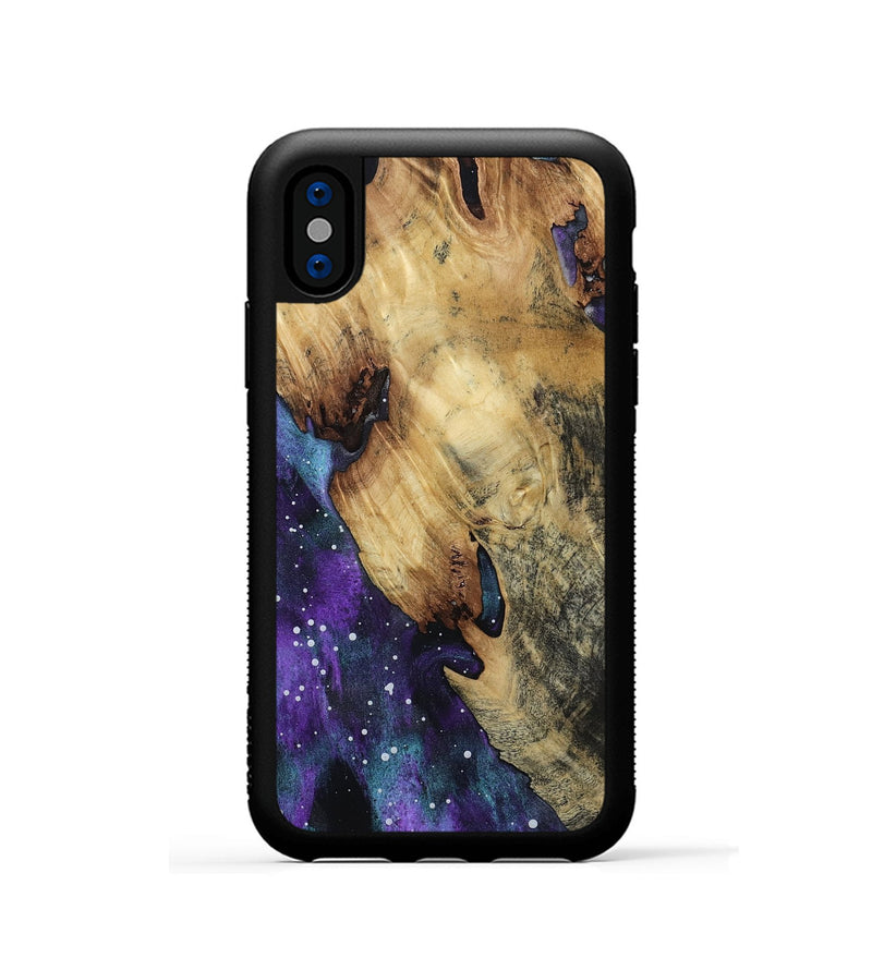 iPhone Xs Wood Phone Case - Aedan (Cosmos, 799799)