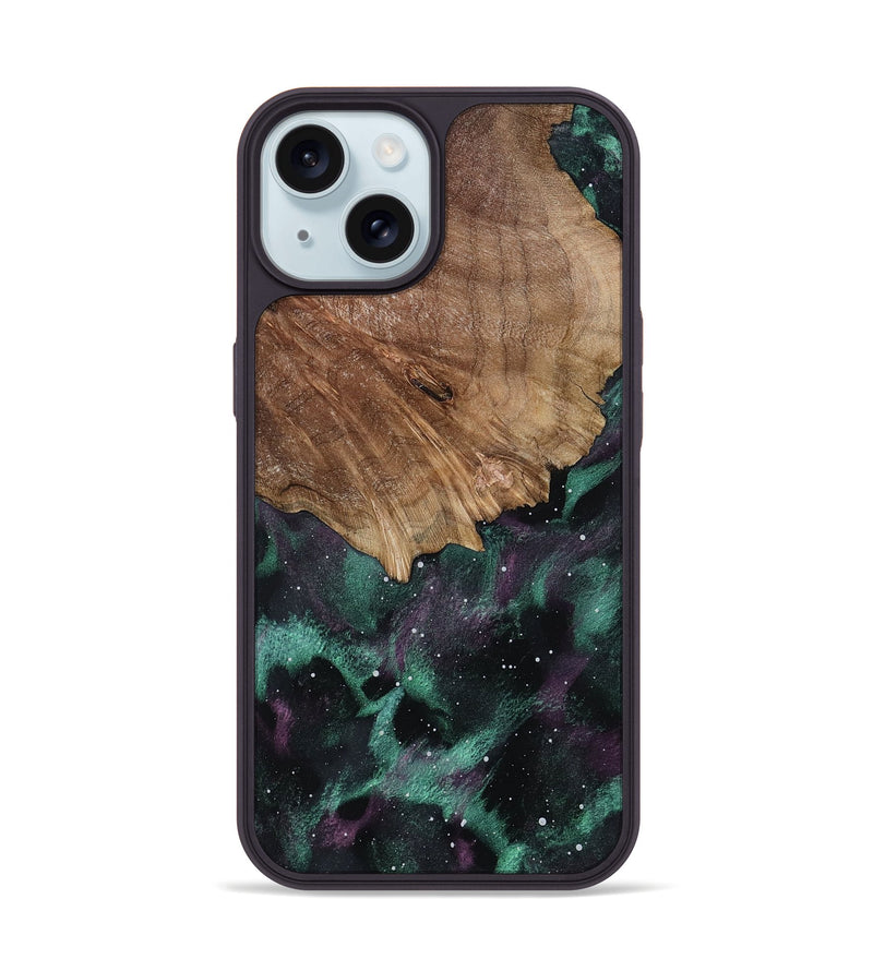 iPhone 15 Wood Phone Case - Leon (Cosmos, 799801)