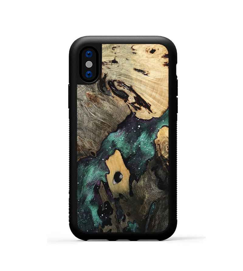 iPhone Xs Wood Phone Case - Tamatha (Cosmos, 799809)