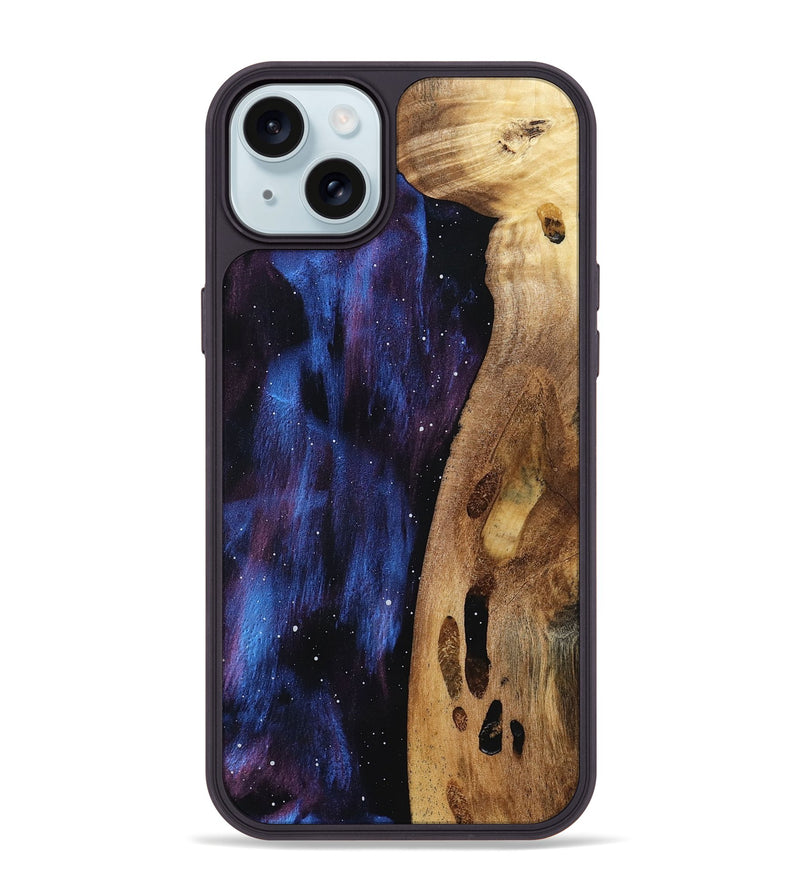 iPhone 15 Plus Wood Phone Case - Ami (Cosmos, 799810)