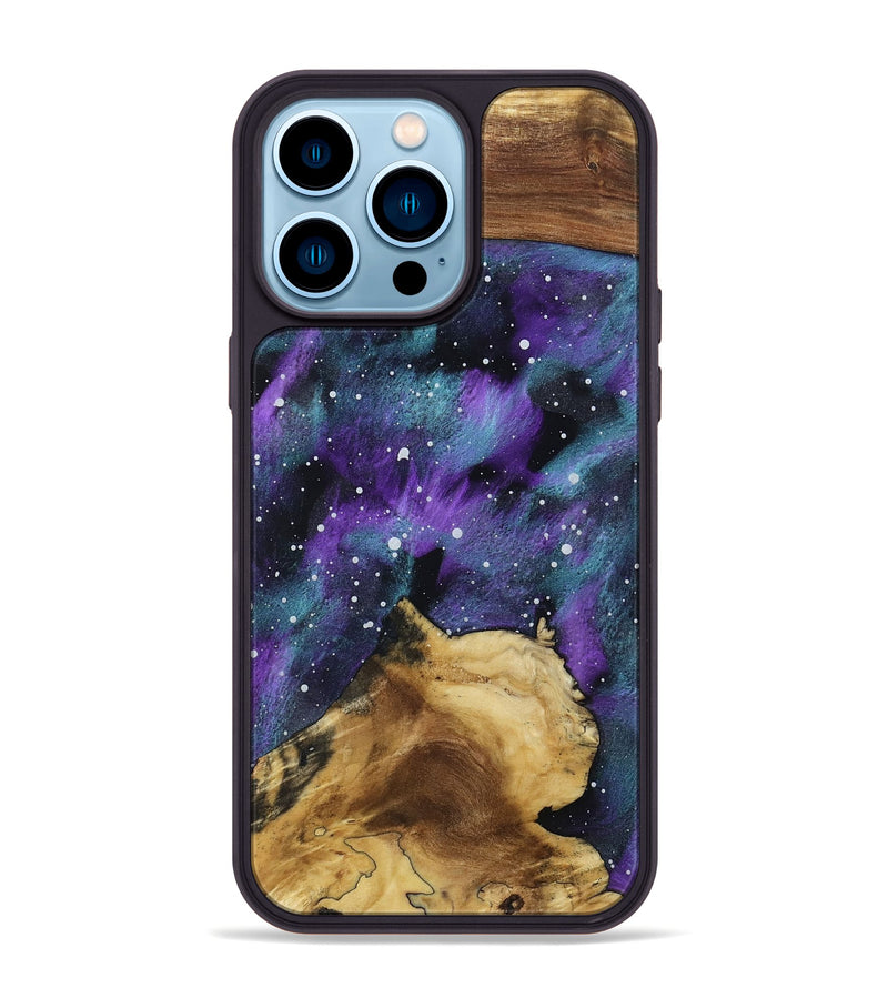 iPhone 14 Pro Max Wood Phone Case - Yazmin (Cosmos, 799812)
