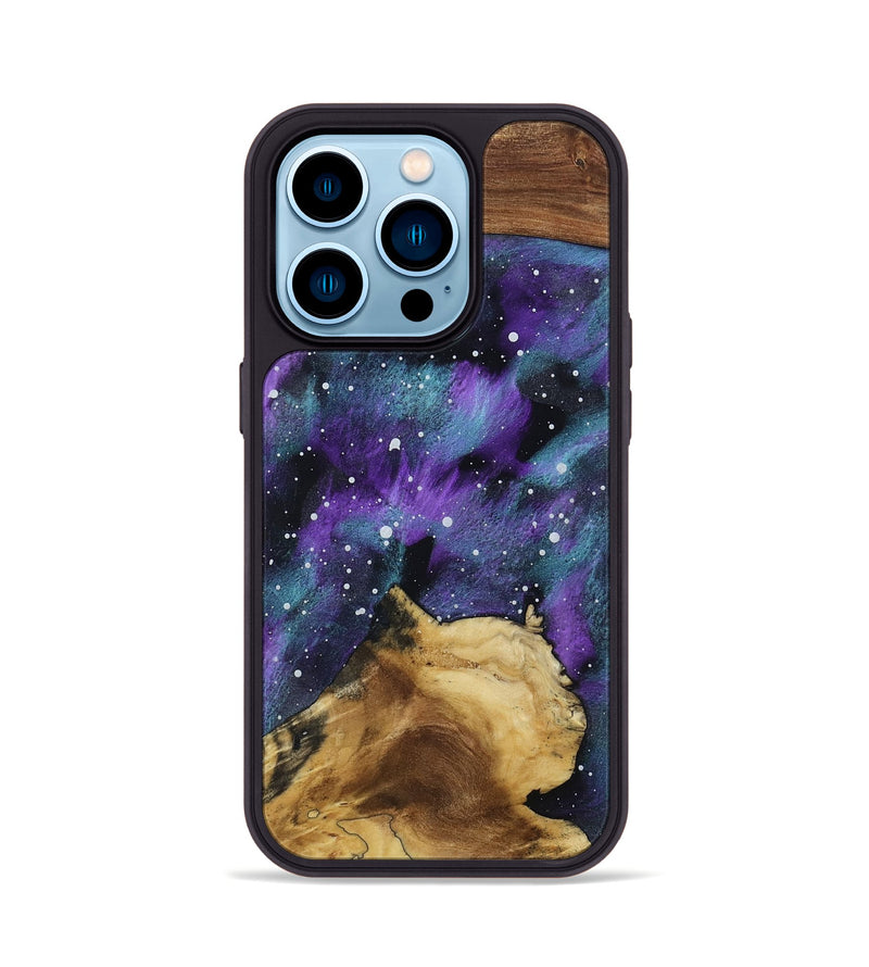 iPhone 14 Pro Wood Phone Case - Yazmin (Cosmos, 799812)