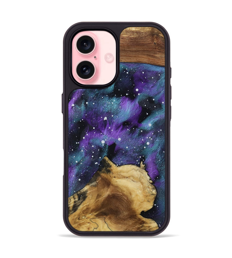 iPhone 16 Wood Phone Case - Yazmin (Cosmos, 799812)