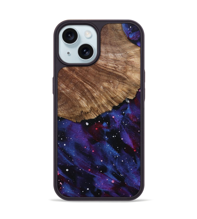 iPhone 15 Wood Phone Case - Case (Cosmos, 799818)