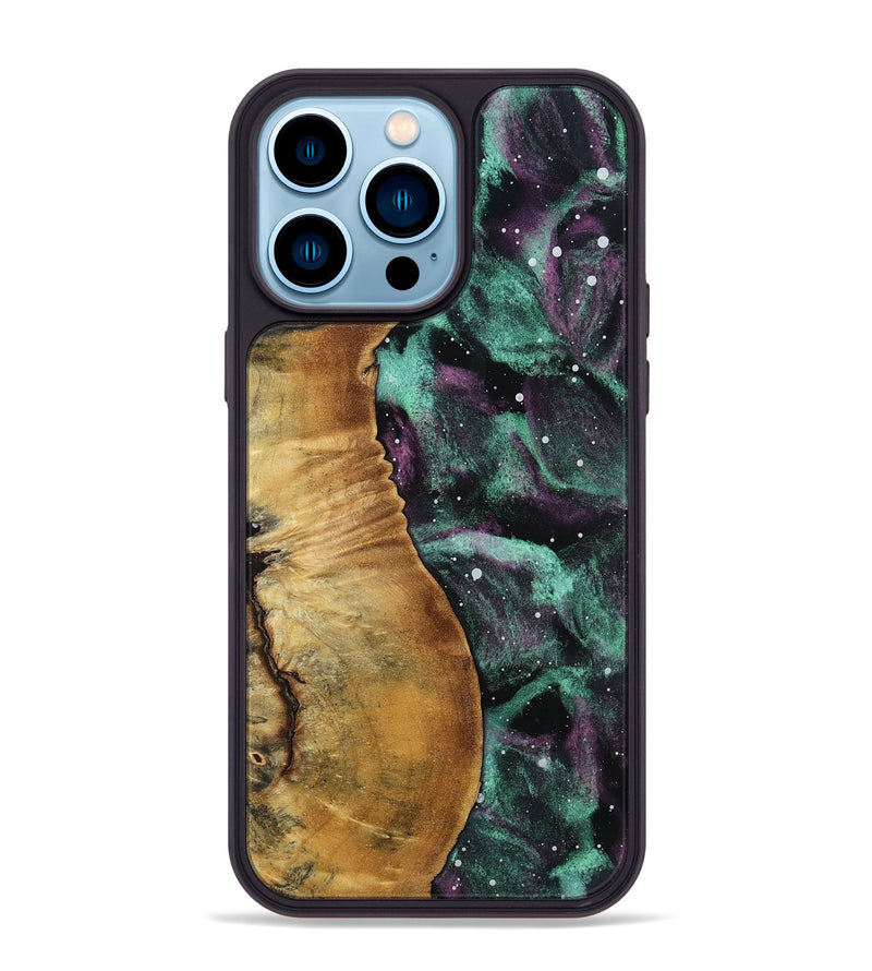 iPhone 14 Pro Max Wood Phone Case - Roxann (Cosmos, 799823)