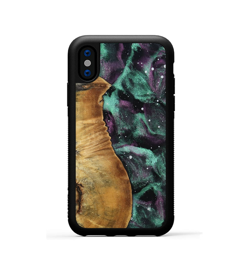 iPhone Xs Wood Phone Case - Roxann (Cosmos, 799823)