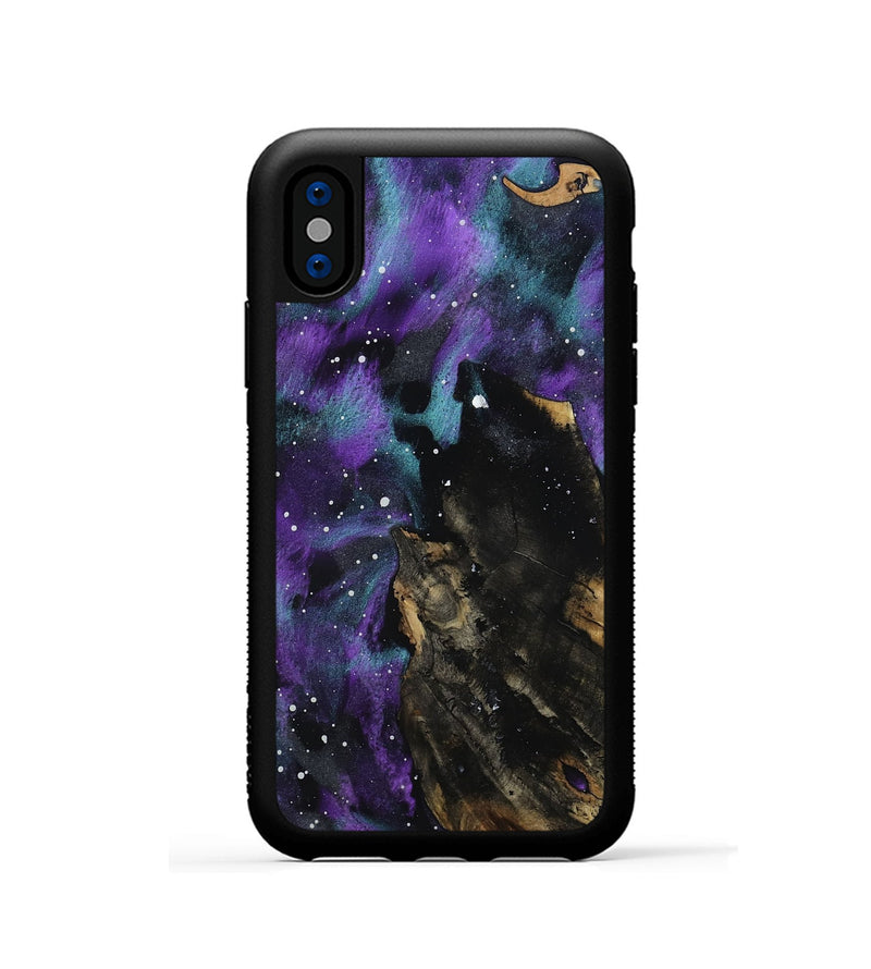 iPhone Xs Wood Phone Case - Sarina (Cosmos, 799824)