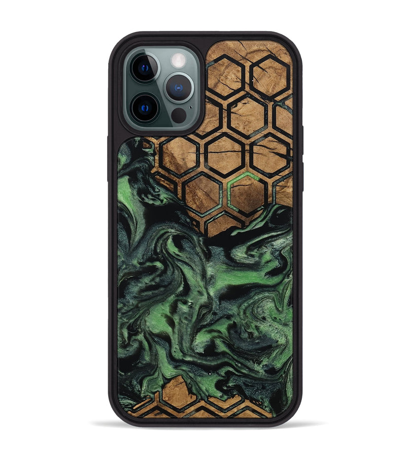 iPhone 12 Pro Max Wood Phone Case - West (Pattern, 799825)
