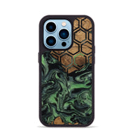 iPhone 14 Pro Wood Phone Case - West (Pattern, 799825)