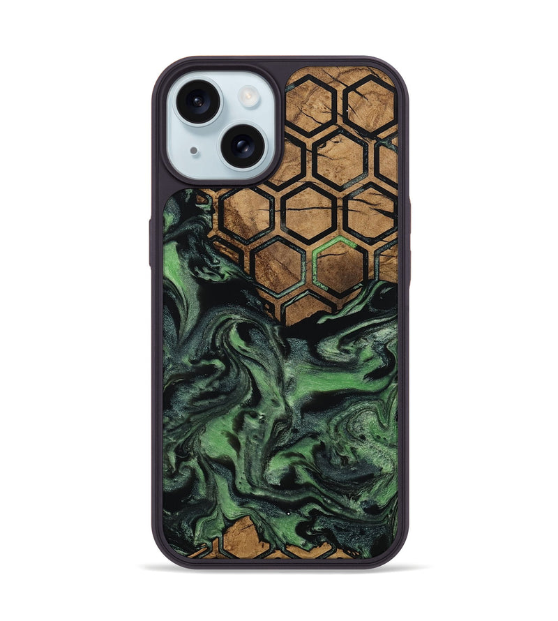 iPhone 15 Wood Phone Case - West (Pattern, 799825)