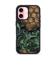 iPhone 16 Wood Phone Case - West (Pattern, 799825)