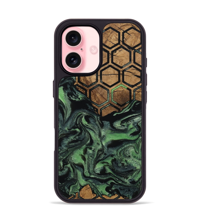 iPhone 16 Wood Phone Case - West (Pattern, 799825)
