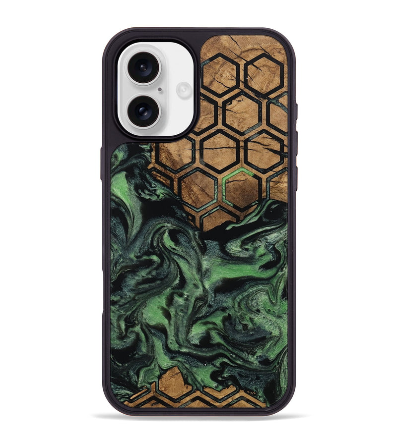 iPhone 16 Plus Wood Phone Case - West (Pattern, 799825)