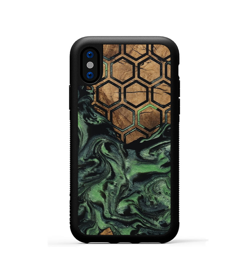 iPhone Xs Wood Phone Case - West (Pattern, 799825)