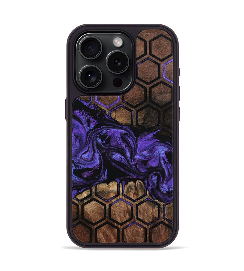 iPhone 15 Pro Wood Phone Case - Theresa (Pattern, 799826)
