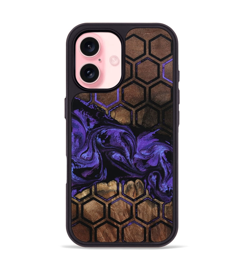iPhone 16 Wood Phone Case - Theresa (Pattern, 799826)