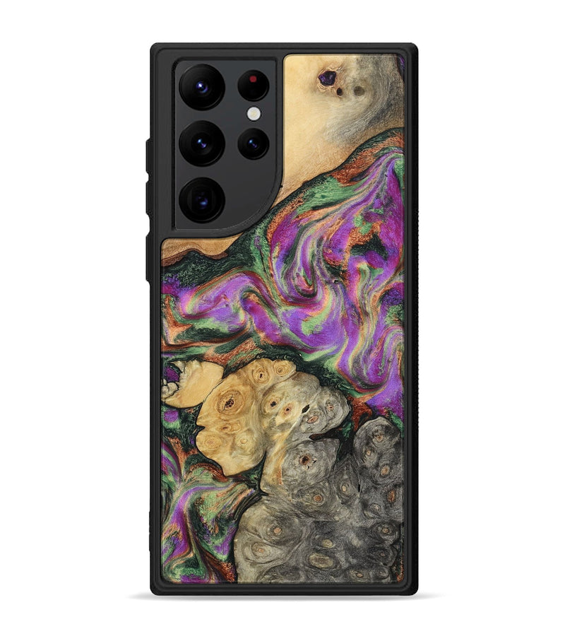 Galaxy S22 Ultra Wood Phone Case - Aydan (Green, 799827)