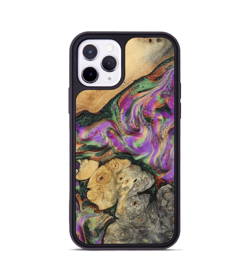 iPhone 11 Pro Wood Phone Case - Aydan (Green, 799827)