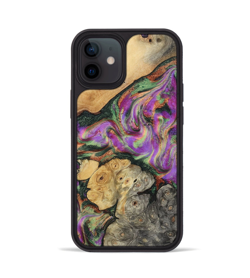 iPhone 12 Wood Phone Case - Aydan (Green, 799827)