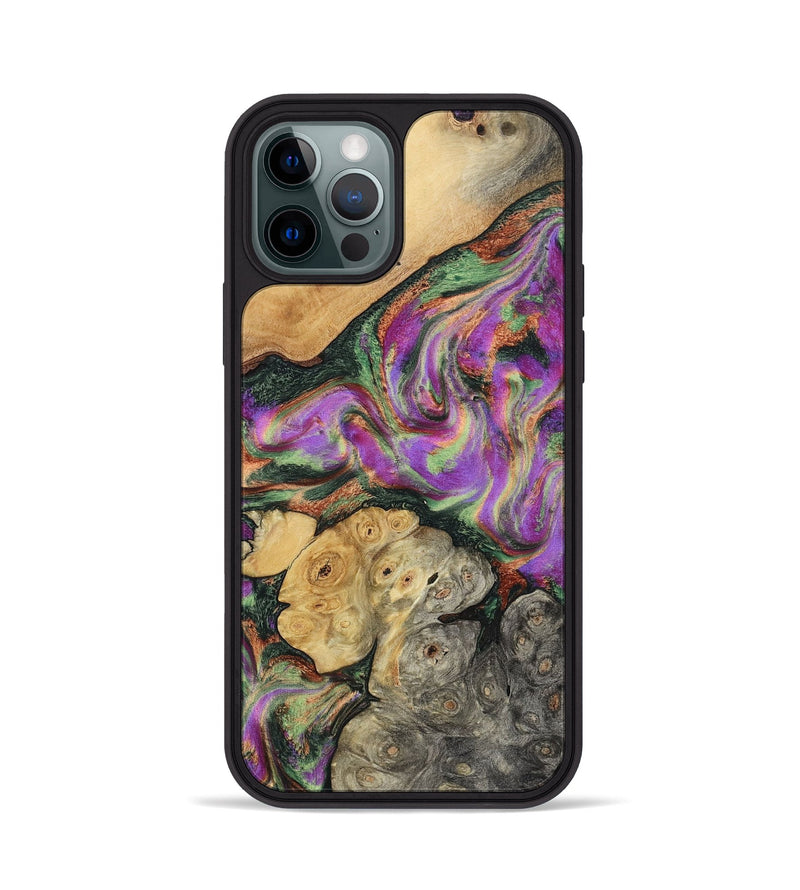 iPhone 12 Pro Wood Phone Case - Aydan (Green, 799827)