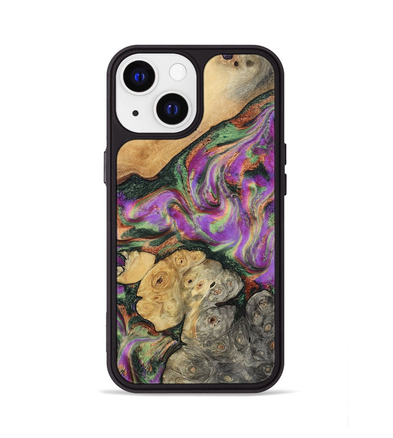 iPhone 13 Wood Phone Case - Aydan (Green, 799827)