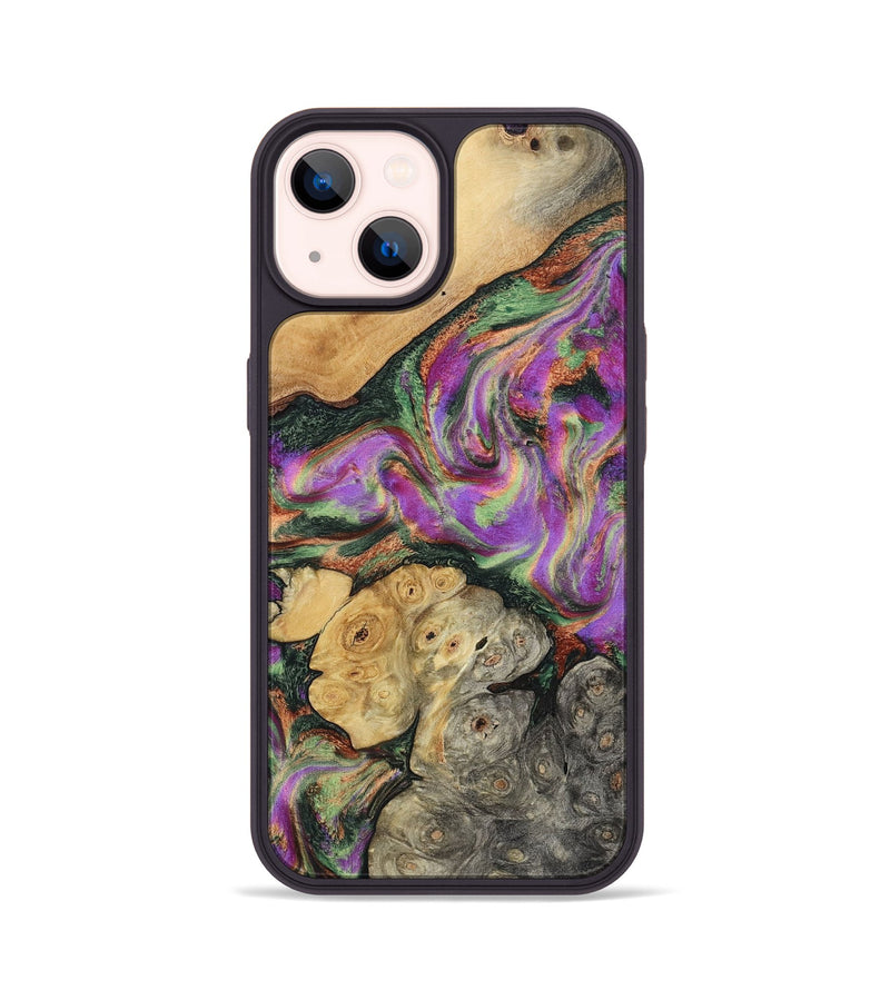 iPhone 14 Wood Phone Case - Aydan (Green, 799827)