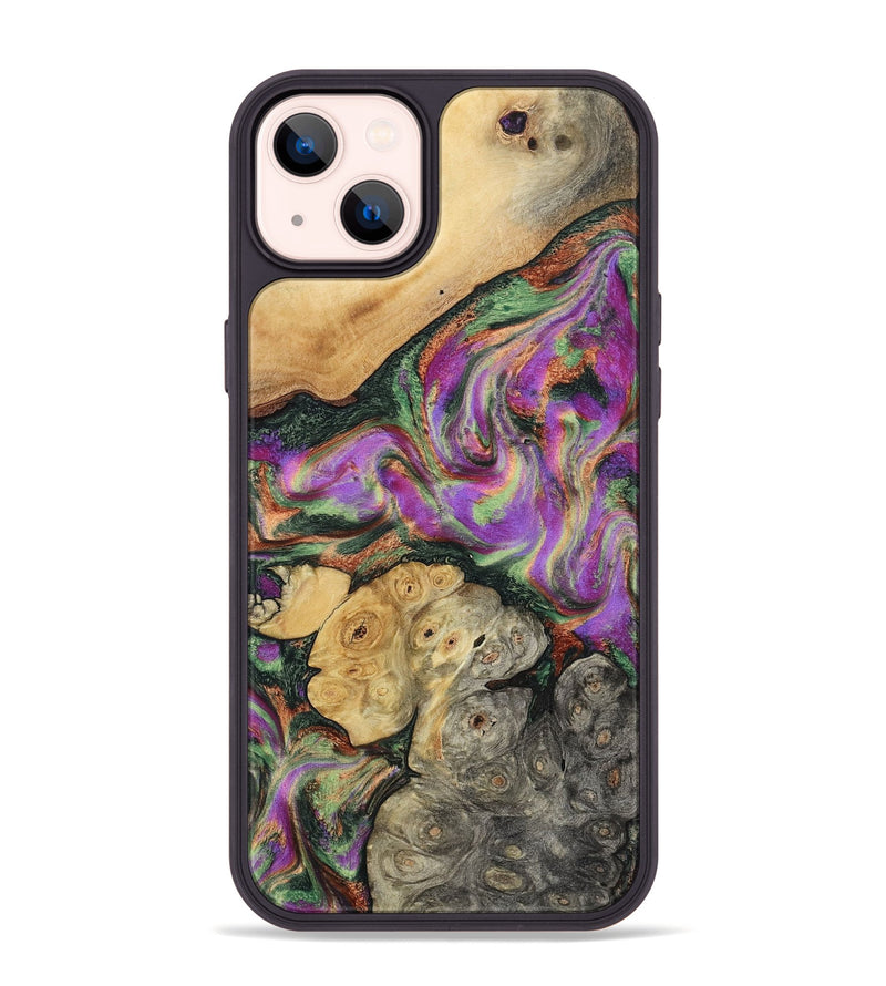 iPhone 14 Plus Wood Phone Case - Aydan (Green, 799827)