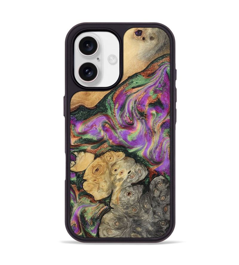 iPhone 17 Wood Phone Case - Aydan (Green, 799827)