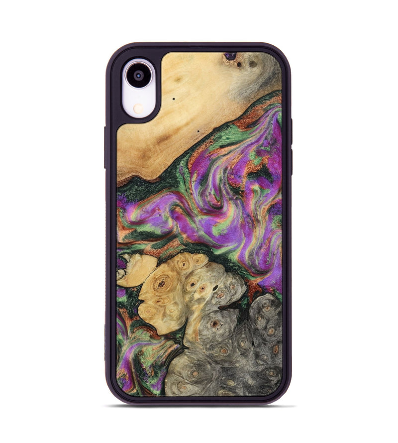 iPhone Xr Wood Phone Case - Aydan (Green, 799827)