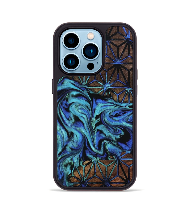 iPhone 14 Pro Wood Phone Case - Miller (Pattern, 799828)