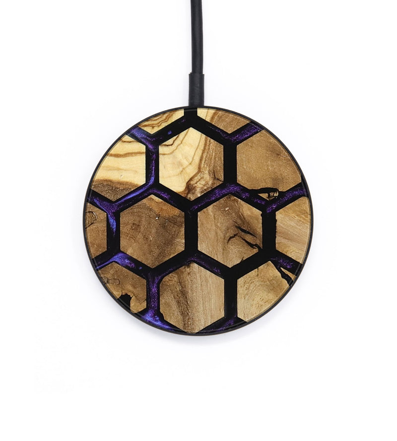 Circle Wood Wireless Charger - Minor (Pattern, 799829)