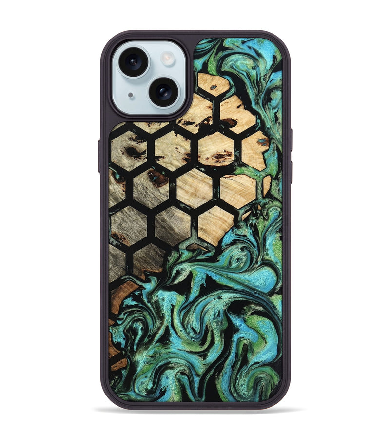 iPhone 15 Plus Wood Phone Case - Carlie (Pattern, 799830)