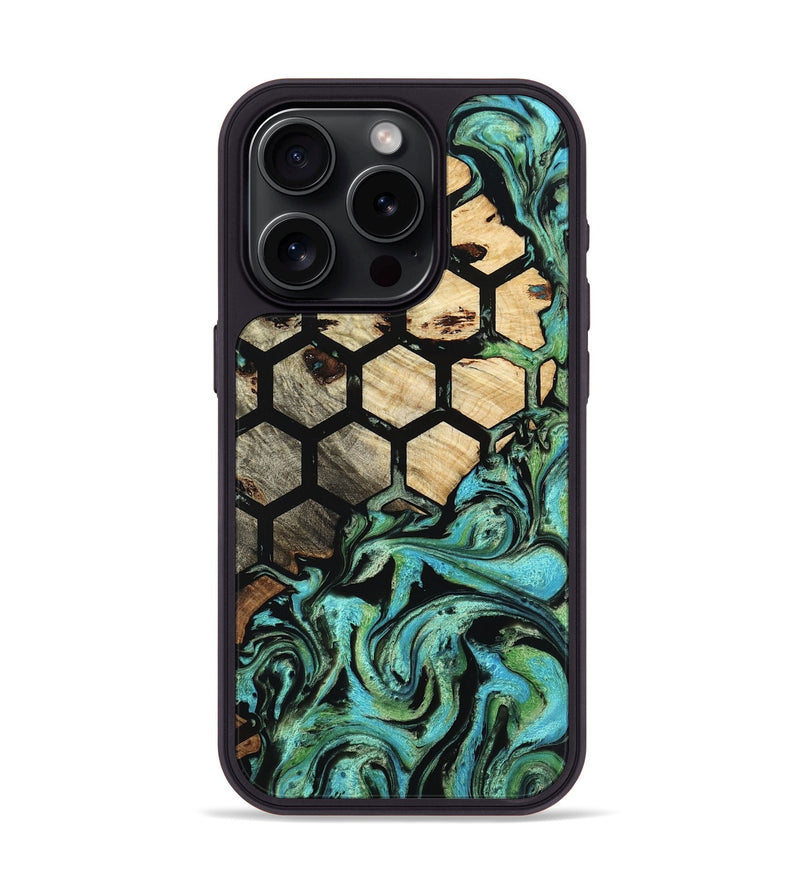 iPhone 15 Pro Wood Phone Case - Carlie (Pattern, 799830)