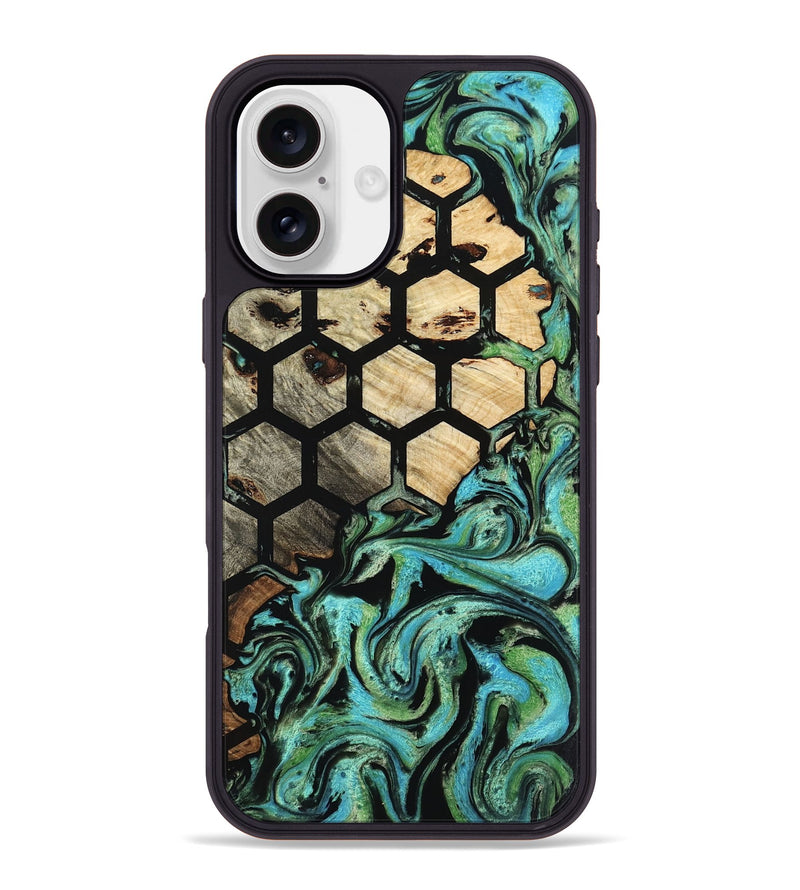 iPhone 16 Plus Wood Phone Case - Carlie (Pattern, 799830)