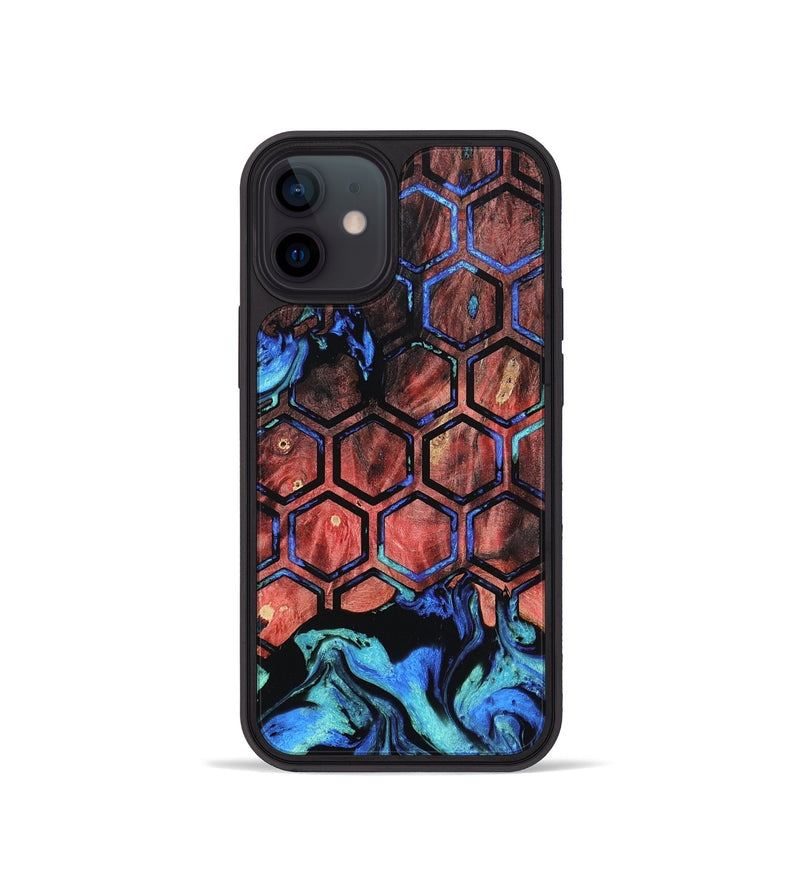 iPhone 12 mini Wood Phone Case - Burl (Pattern, 799831)