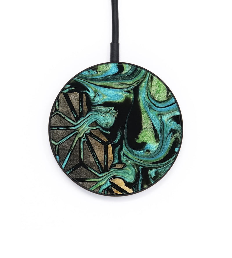 Circle Wood Wireless Charger - Uriel (Pattern, 799833)