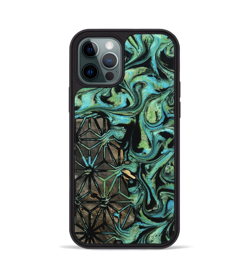 iPhone 12 Pro Wood Phone Case - Uriel (Pattern, 799833)