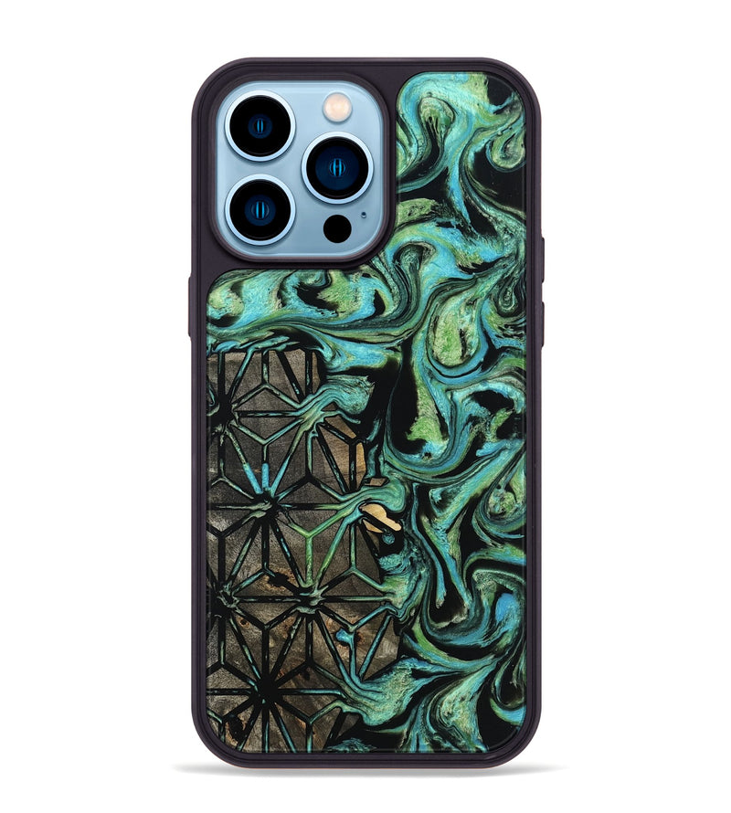 iPhone 14 Pro Max Wood Phone Case - Uriel (Pattern, 799833)