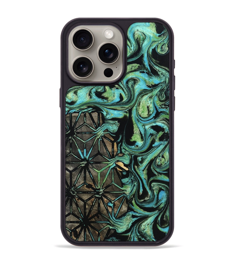 iPhone 15 Pro Max Wood Phone Case - Uriel (Pattern, 799833)