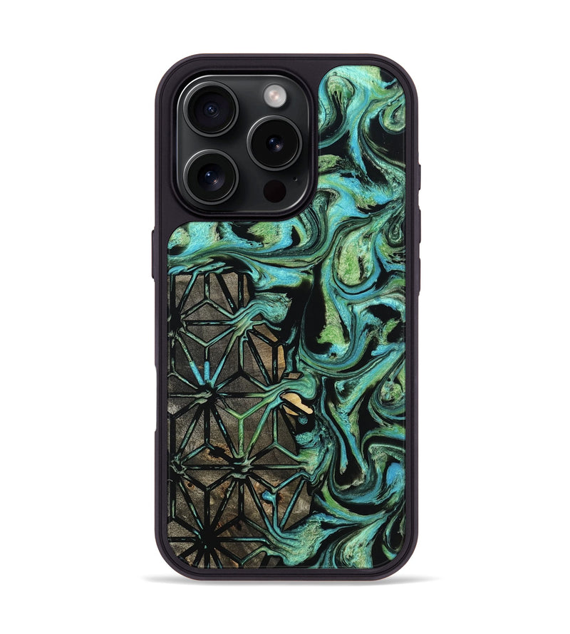iPhone 16 Pro Wood Phone Case - Uriel (Pattern, 799833)