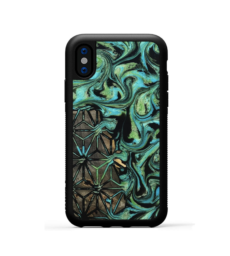iPhone Xs Wood Phone Case - Uriel (Pattern, 799833)