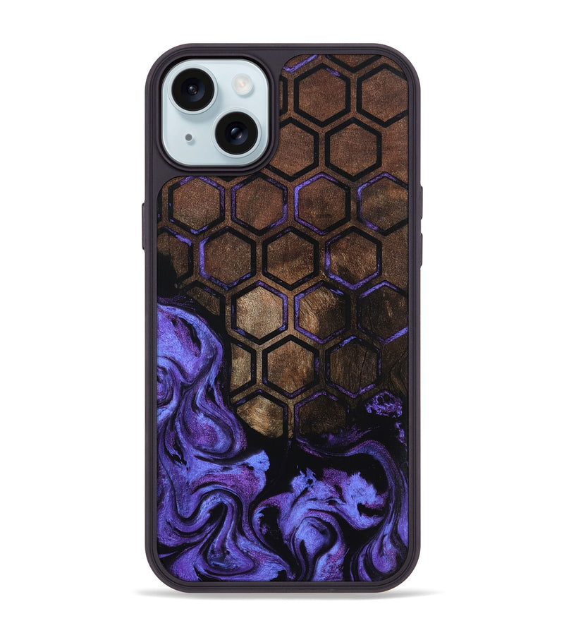 iPhone 15 Plus Wood Phone Case - Cara (Pattern, 799834)