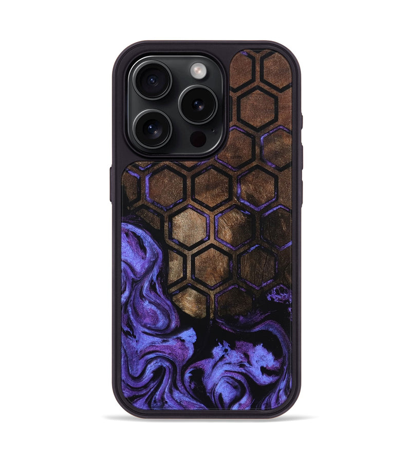 iPhone 15 Pro Wood Phone Case - Cara (Pattern, 799834)