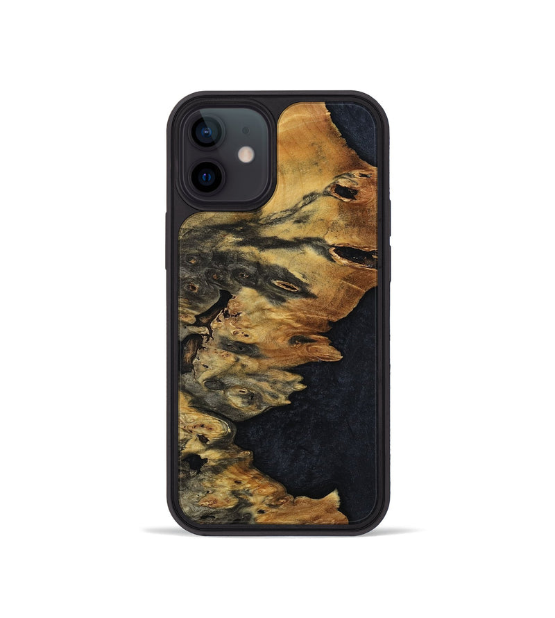 iPhone 12 mini Wood Phone Case - Ronald (Wood Burl, 799836)