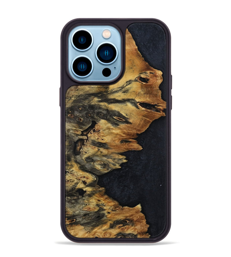 iPhone 14 Pro Max Wood Phone Case - Ronald (Wood Burl, 799836)