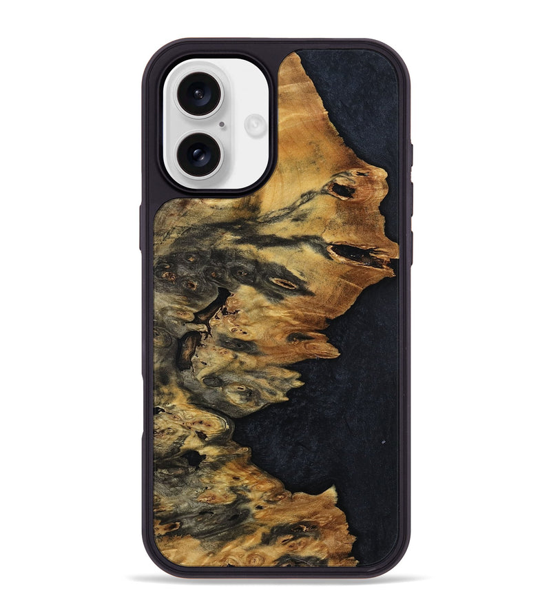 iPhone 16 Plus Wood Phone Case - Ronald (Wood Burl, 799836)