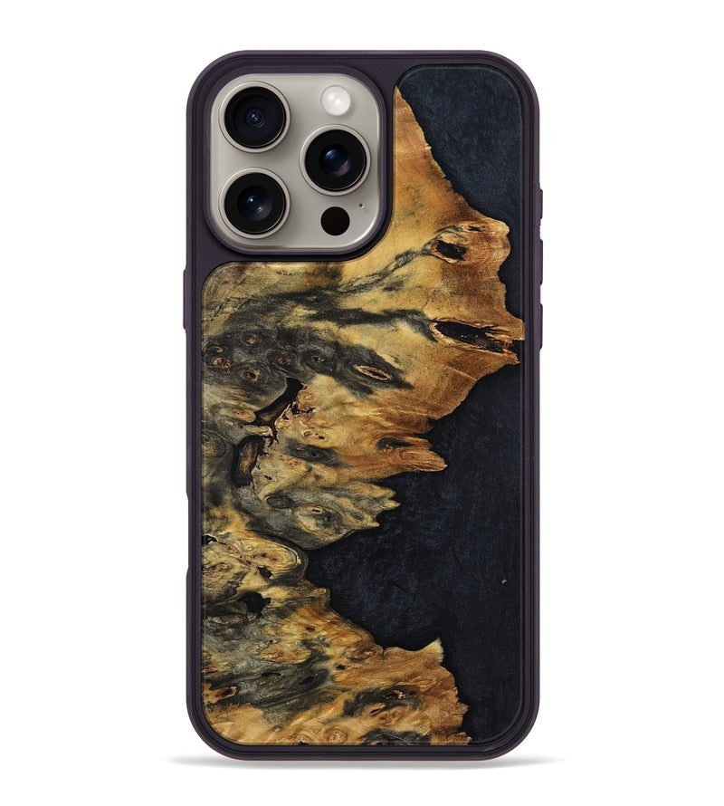 iPhone 16 Pro Max Wood Phone Case - Ronald (Wood Burl, 799836)